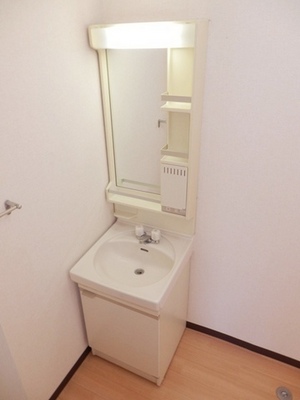 Washroom. Glad washroom in the morning of preparation (Room No. shooting by the same type)