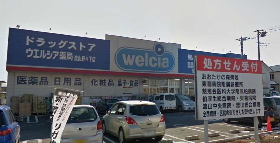 Dorakkusutoa. Werushia Nagareyama Nonoshita shop 300m until (drugstore)