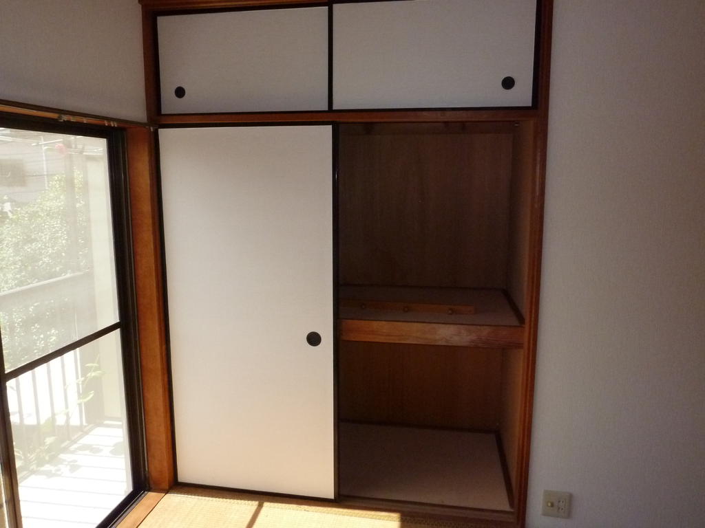 Receipt. Storage is also upper closet.