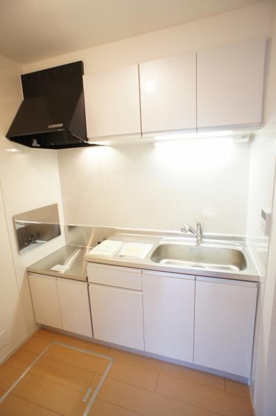 Kitchen. Gas stove 2 burners installed Allowed ・ Water purifier built-in.