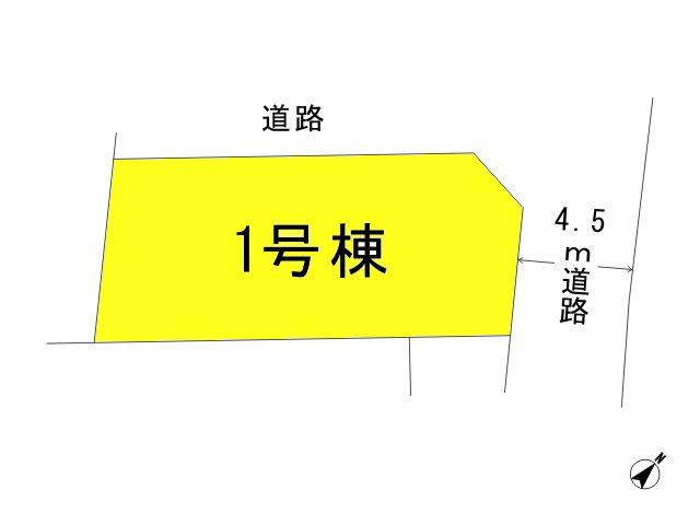 Compartment figure. 23.8 million yen, 4LDK, Land area 104.67 sq m , Building area 95.22 sq m sectioning view. Attached to the corner lot, A feeling of opening the house.