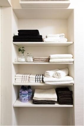 Other Equipment. You can store plenty in place that are required such as bulky towels or stock up on shampoo.