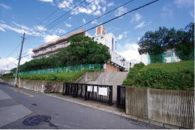 Junior high school. 870m to Kashiwa junior high school