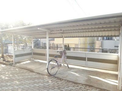 Other common areas. bicycle parking space