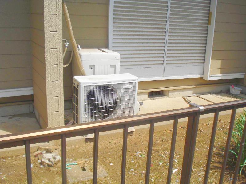 Other Equipment. Outdoor washing machine Storage