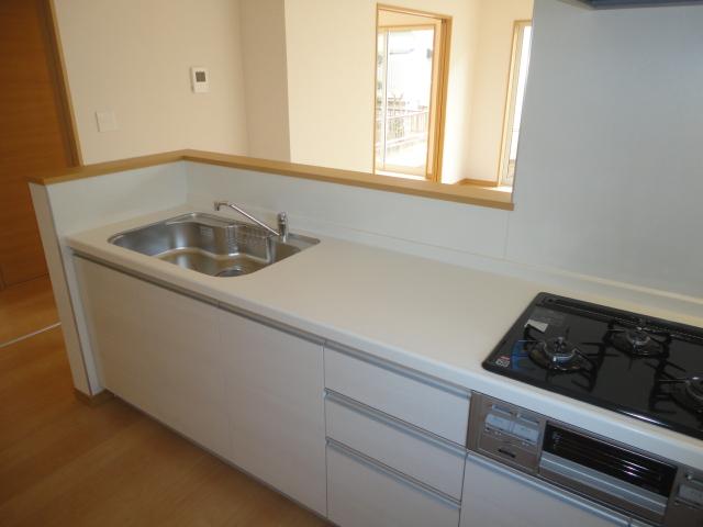 Kitchen.  ◆ Also impetus family conversation in an open counter kitchen.