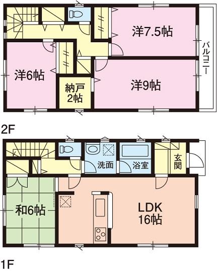 Floor plan. (1), Price 31,800,000 yen, 4LDK, Land area 116.75 sq m , Building area 106.11 sq m