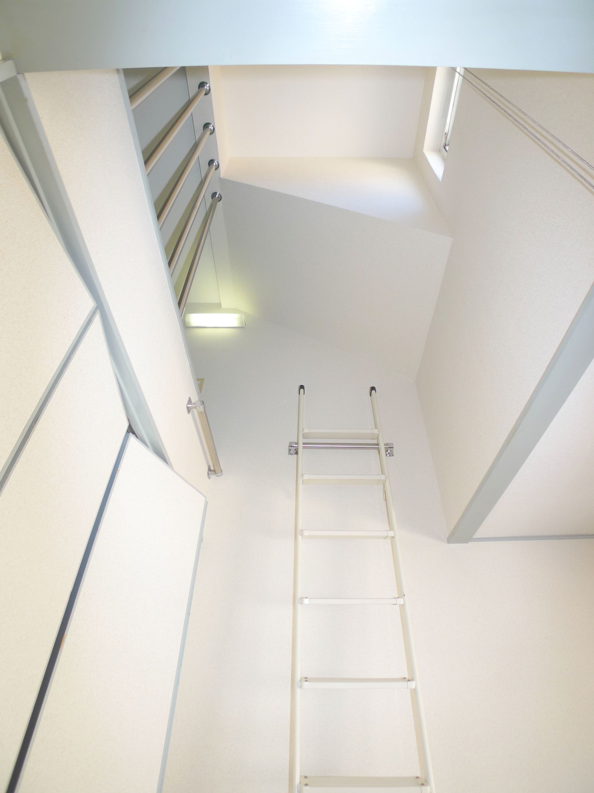 Other room space. Loft stairs