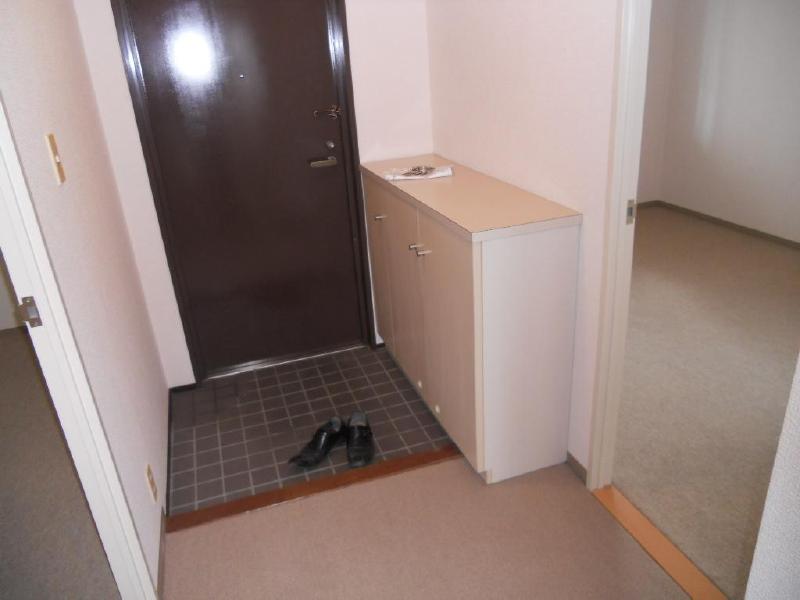 Entrance. There is also a shoe box!
