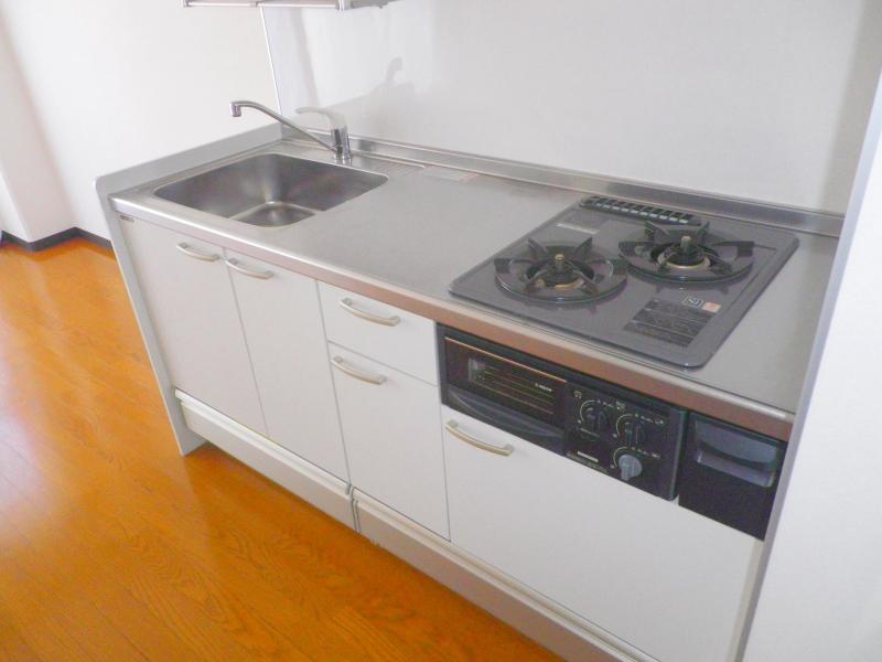 Kitchen. 2 is a neck and system kitchen with a grill