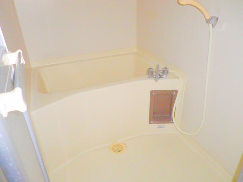 Bath. Tub is also a comfortable size