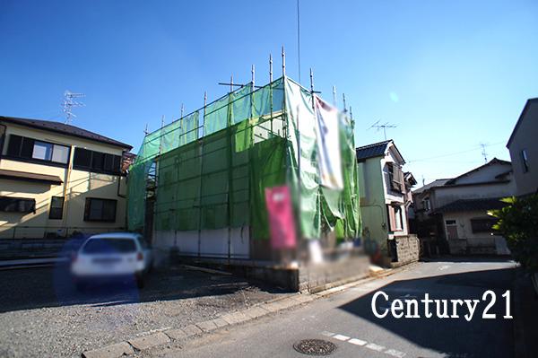 Local photos, including front road. 11 / 21 shooting Completion of framework