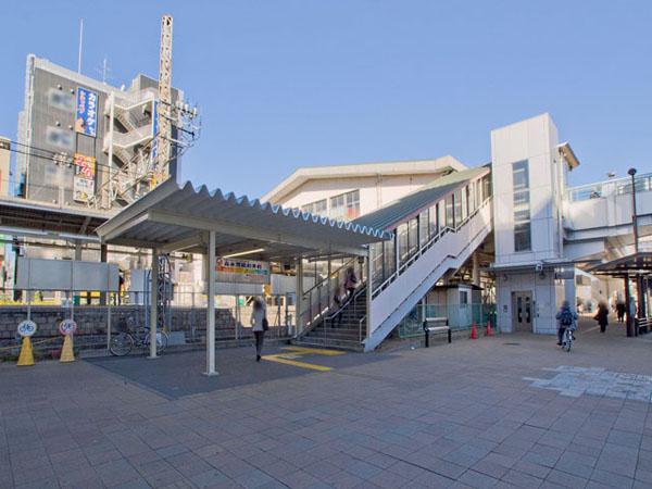 station. JR Chiyoda ・ Tokiwa going slowly 1600m to Minamikashiwa Station