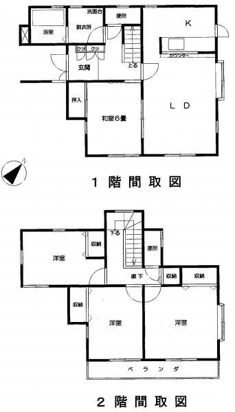 Floor plan. 24,300,000 yen, 4LDK, Land area 179.04 sq m , Building area 102.42 sq m