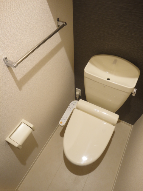 Toilet. Toilets are equipped with washlet