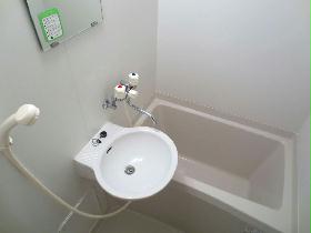 Bath. With bathroom dryer