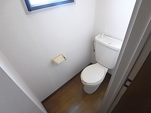 Toilet. Window with toilet.