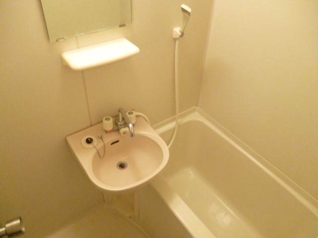 Bath. Hot water supply equation bathroom