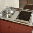Kitchen. Because the two-burner stove is also recommended for self-catering school.
