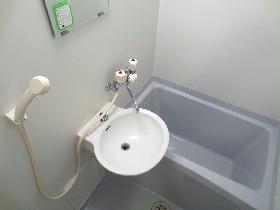 Bath. With bathroom dryer