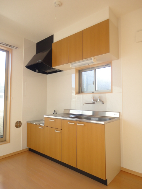 Kitchen. Kitchen is also fashionable in the beautiful