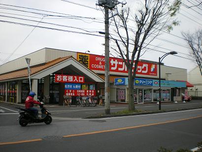 Dorakkusutoa. San drag Kashiwa pine needle Machiten 506m to (drugstore)