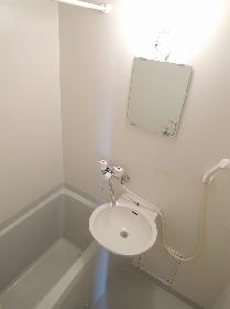 Bath. With convenient bathroom dryer