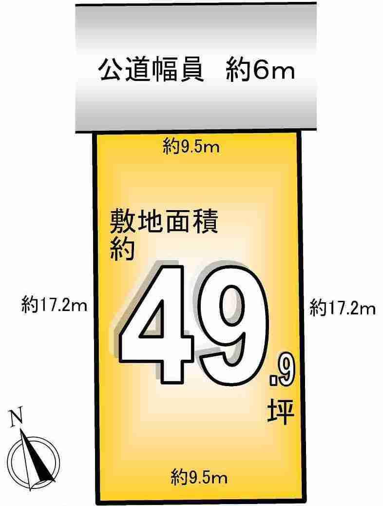 Compartment figure. Land price 22,800,000 yen, Land area 165 sq m