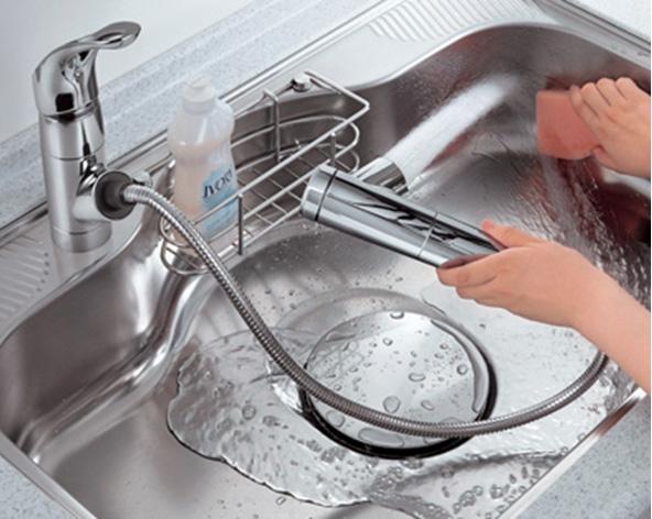 Other Equipment. Care in the sink because the pull out shower head is easy.