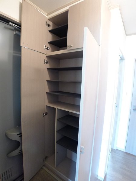 Entrance. Entrance with large cupboard