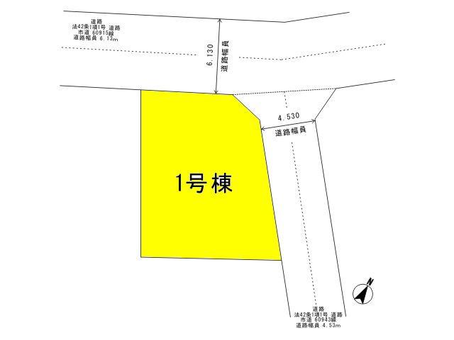 Compartment figure. 25,800,000 yen, 4LDK, Land area 140.51 sq m , Building area 96.05 sq m sectioning view. There is with a feeling of opening to the corner lot.
