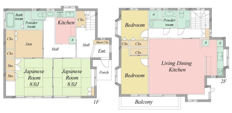 Floor plan. 27.3 million yen, 4LDKK + S (storeroom), Land area 169.71 sq m , Building area 146.57 sq m