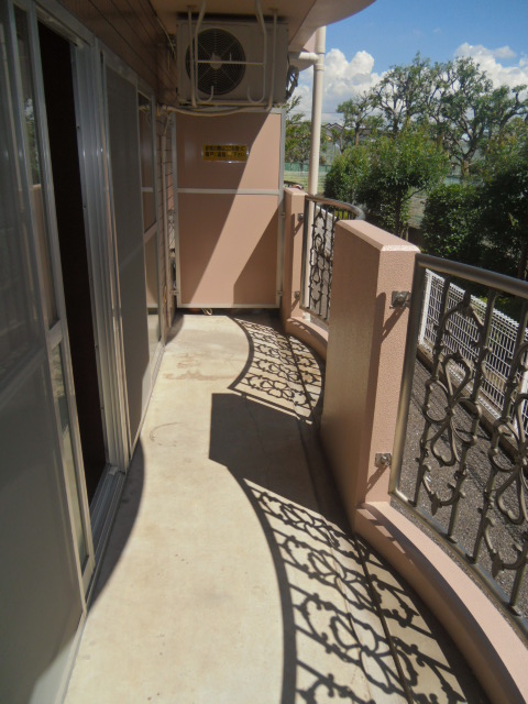 Balcony. Facing south, Sunny. Wide because your laundry thing a lot Jose likely