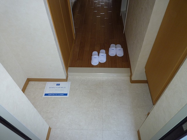 Entrance. Entrance ・ There shoebox