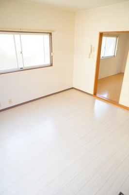 Living and room. White was the keynote flooring