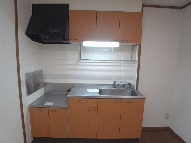 Kitchen. Gas stove 2 burners installed Allowed.