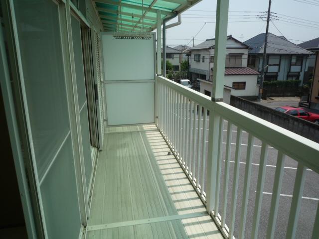 Other room space. Spacious balcony is covered