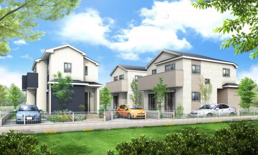 Rendering (appearance). All 3 mansion birth to good quiet residential area of ​​the living environment!