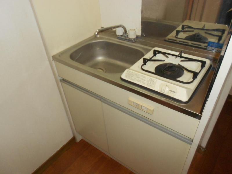 Kitchen. Grinded bite gas stove with!