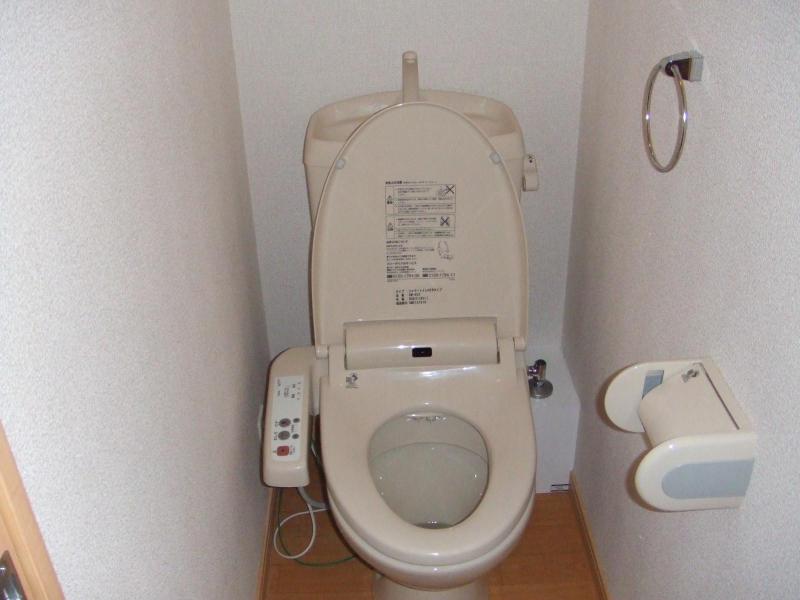 Toilet. Warm water washing toilet seat