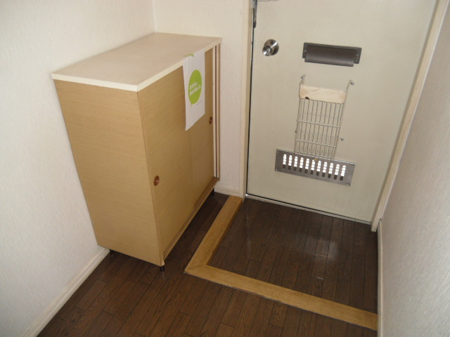 Entrance. Shoe box firmly equipped