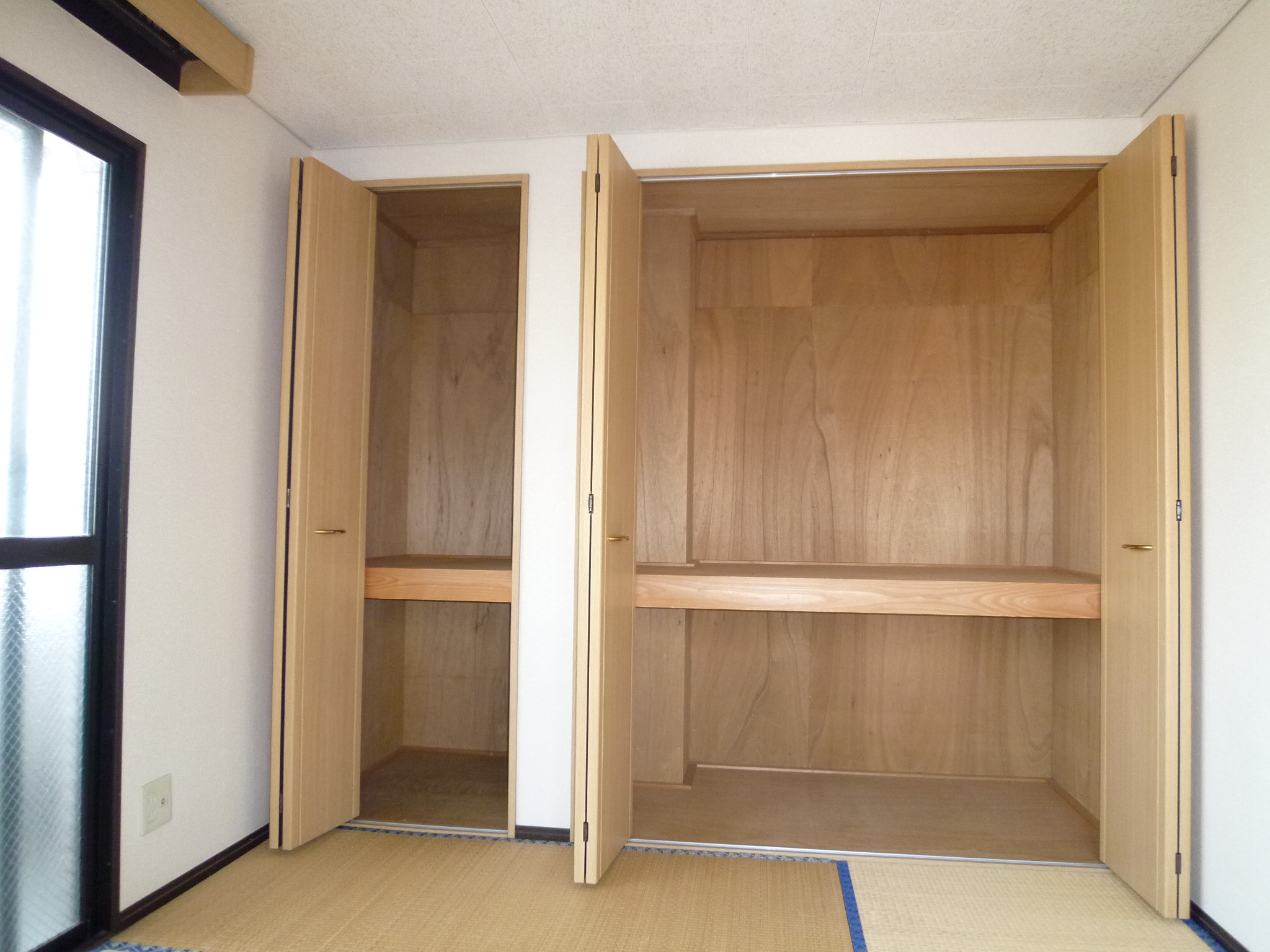 Receipt. It is a Japanese-style room of the closet! 