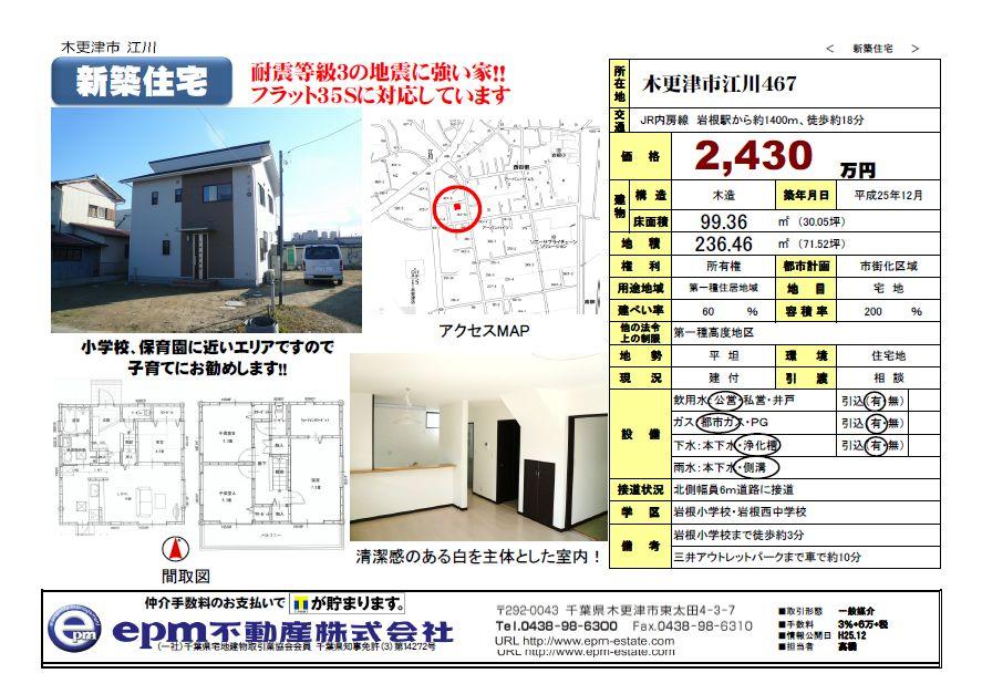 Floor plan. 24,300,000 yen, 4LDK, Land area 236.46 sq m , Building area 99.36 sq m sales figures