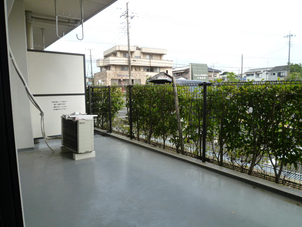 Balcony. Wide balcony you can use spacious!