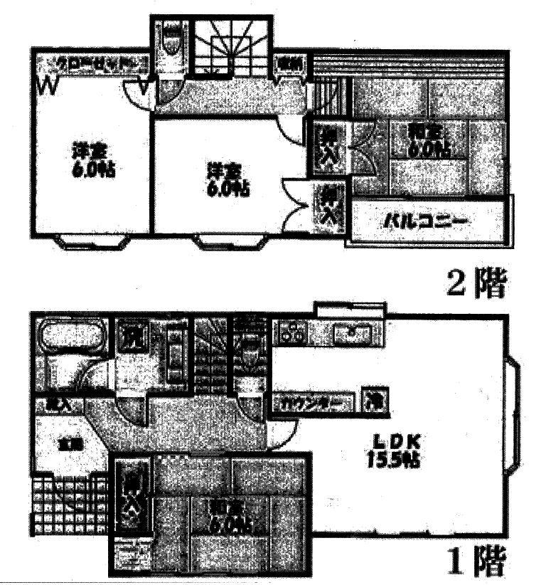 Floor plan. 21,800,000 yen, 4LDK, Land area 137.09 sq m , Building area 101.22 sq m