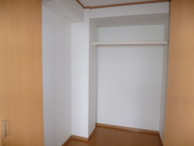 Living and room. Walk-in closet