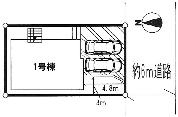 Compartment figure. 25,800,000 yen, 4LDK, Land area 122.93 sq m , Building area 99.22 sq m