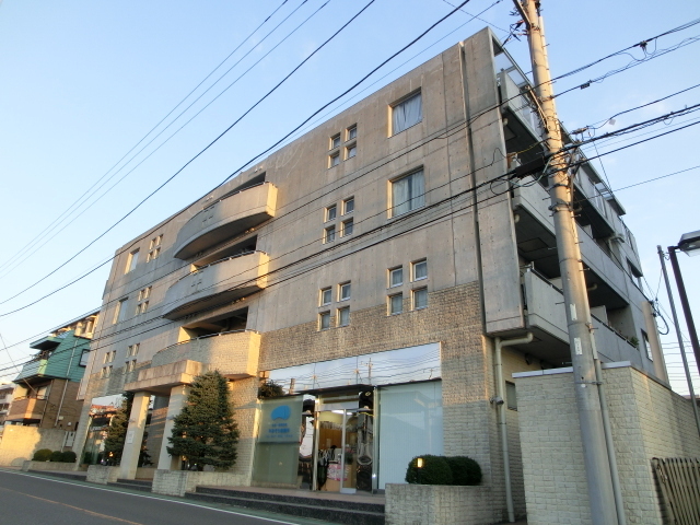 Building appearance. There is a clinic and beauty salon on the first floor