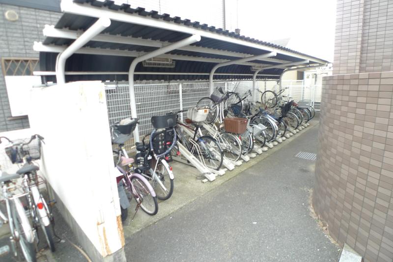 Other common areas. Is a bicycle parking lot.