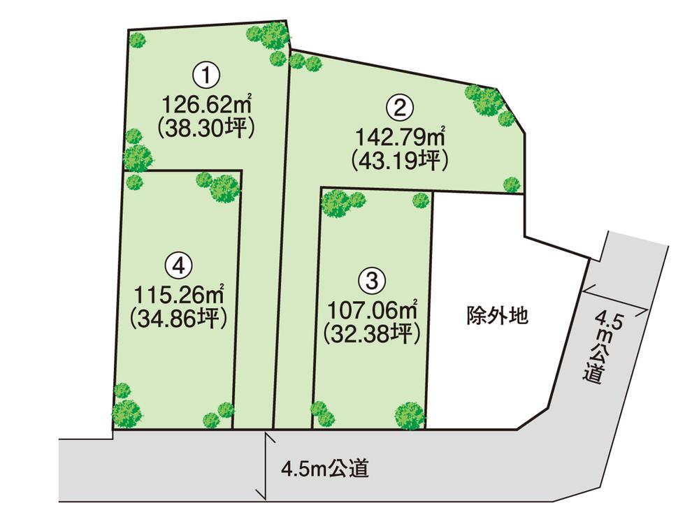 The entire compartment Figure. It is facing the south road.